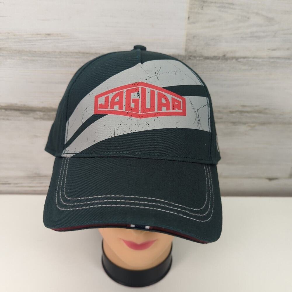 Jaguar Heritage Stripe Graphic Cap With Adjustable Strap New With‎ Tag